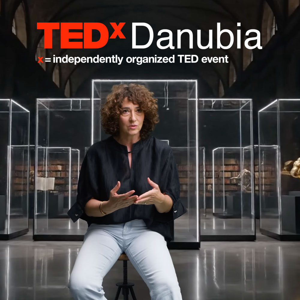 TEDxDanubia NEXT 25 – Zsűriportrék AI-generált vizuális világgal